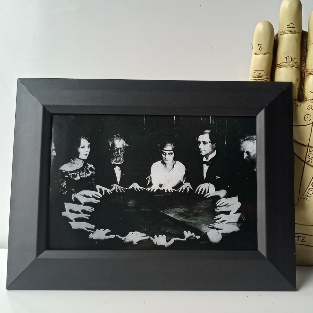 Vintage Seance Paranormal Witchy WitchCraft Decor Goth Punk Roclabilly Decor Art - Picture 3 of 8